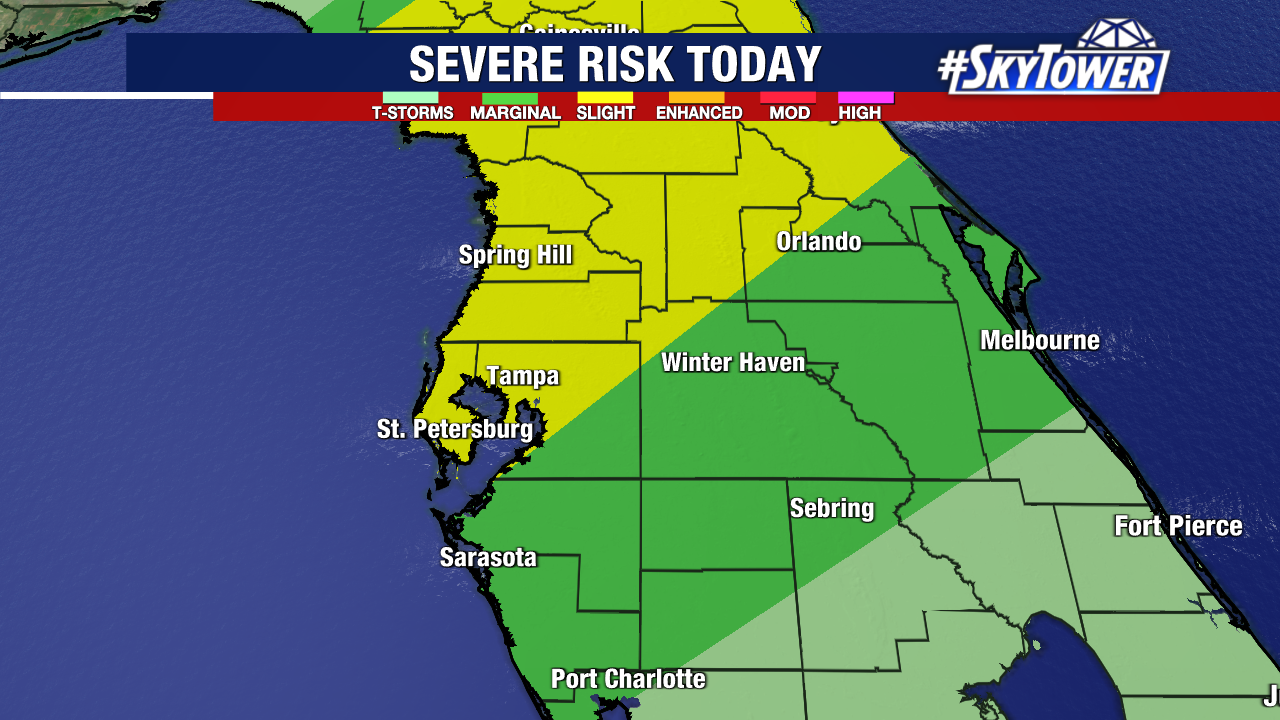 Tornado Warning Issued for Pasco, Polk, and Hillsborough County