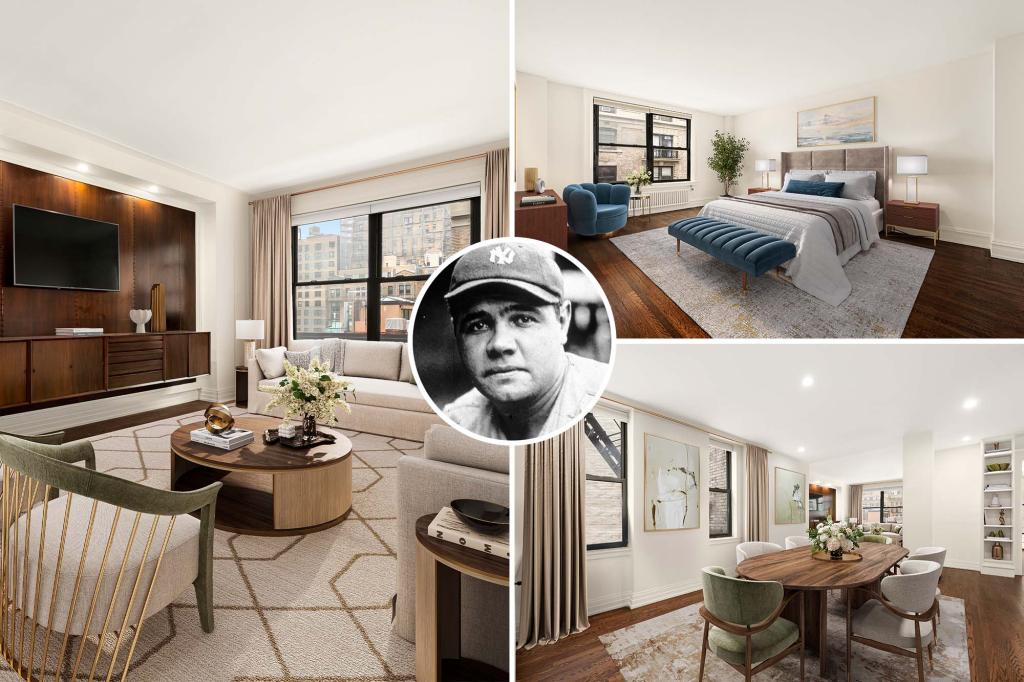 Babe Ruth’s NYC Home: Own a Piece of Baseball History for $1.59M