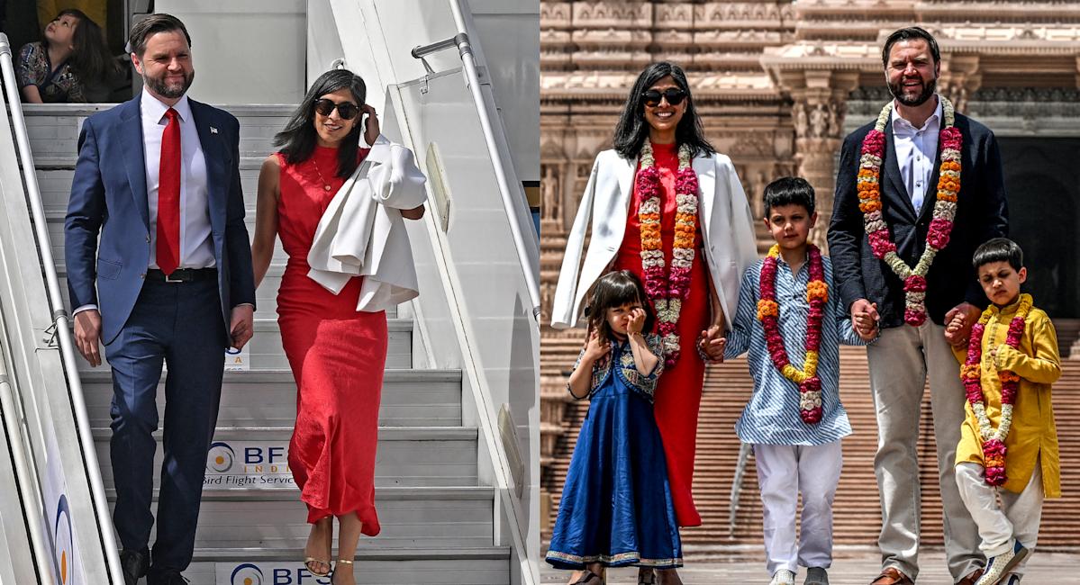Usha Vance Dons Asian-Inspired Dress in India: A Cultural Visit
