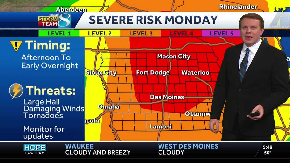 Des Moines Weather: Be Prepared for a Severe Weather Outlook