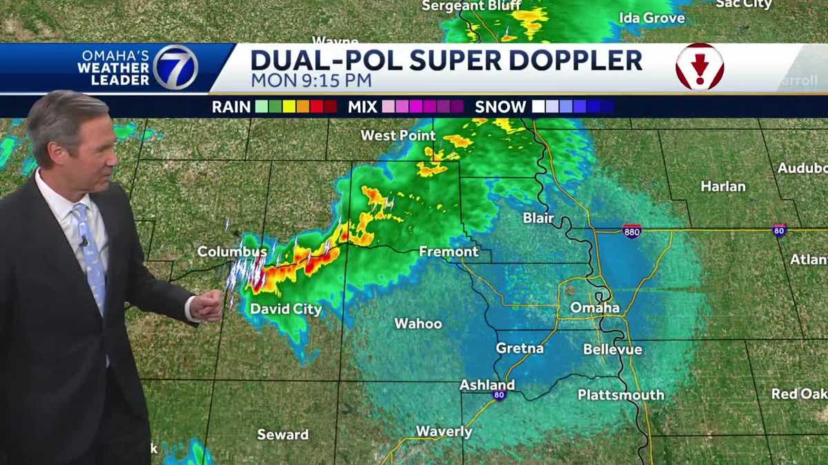 Spotty Storms Nearing Omaha: What to Expect Tonight