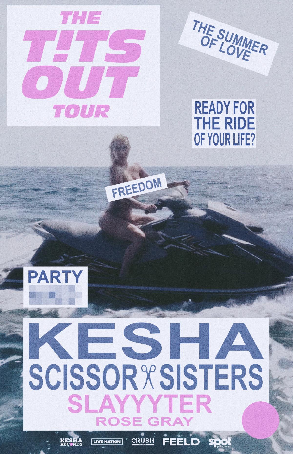 Kesha Announces ‘Tits Out Tour’ with Scissor Sisters – FYM News