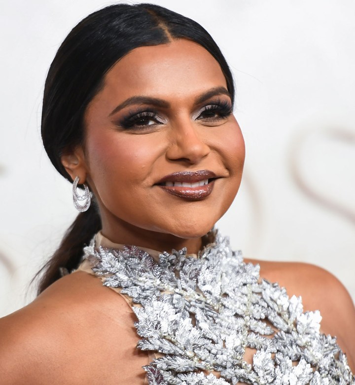 Mindy Kaling Slays in Fiery Red Pantless Look Complete with Sky-High Stilettos | FYM News