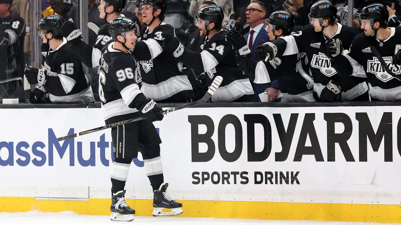 Kuzmenko Shines in 1st-Line Role as Kings Face Oilers in Game 2