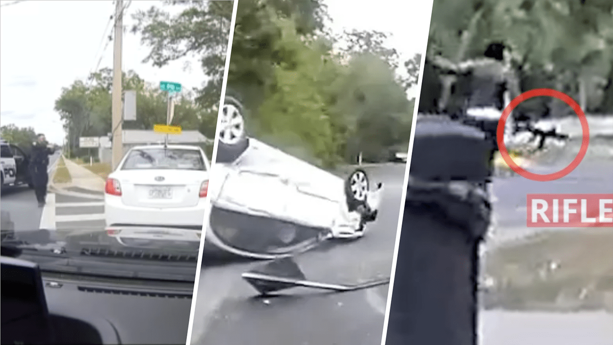 High-Speed Chase Ends in Rollover Crash and Foot Pursuit in Florida