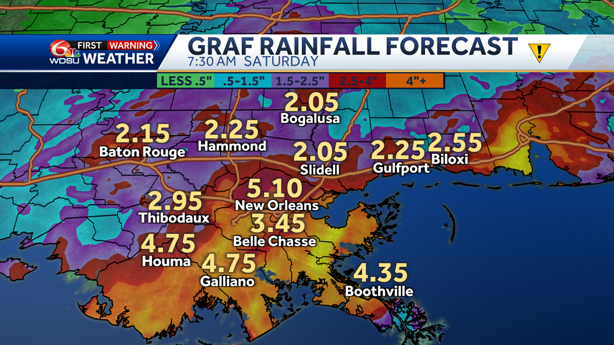 Flood Watch New Orleans: Will Rain Cause Flooding Thursday?