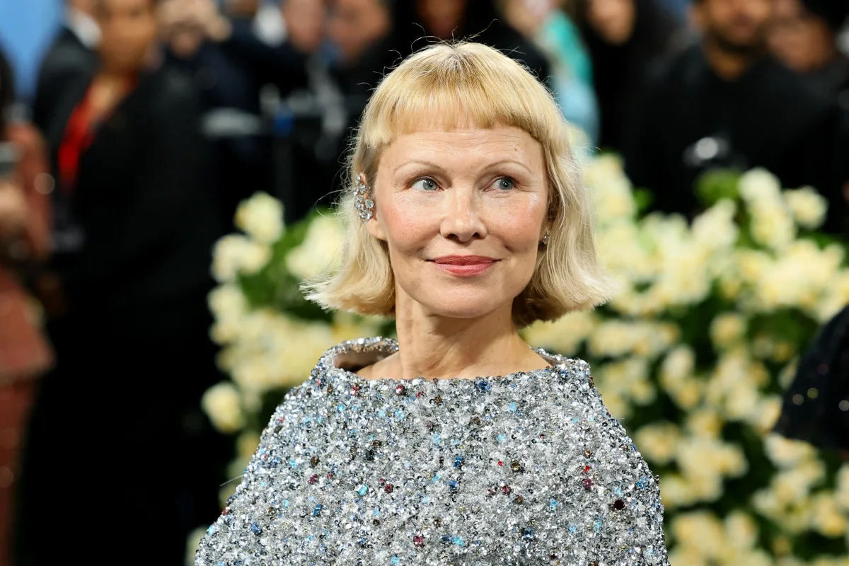 Pamela Anderson, 57, Reveals Makeup-Free Red Carpet Reason