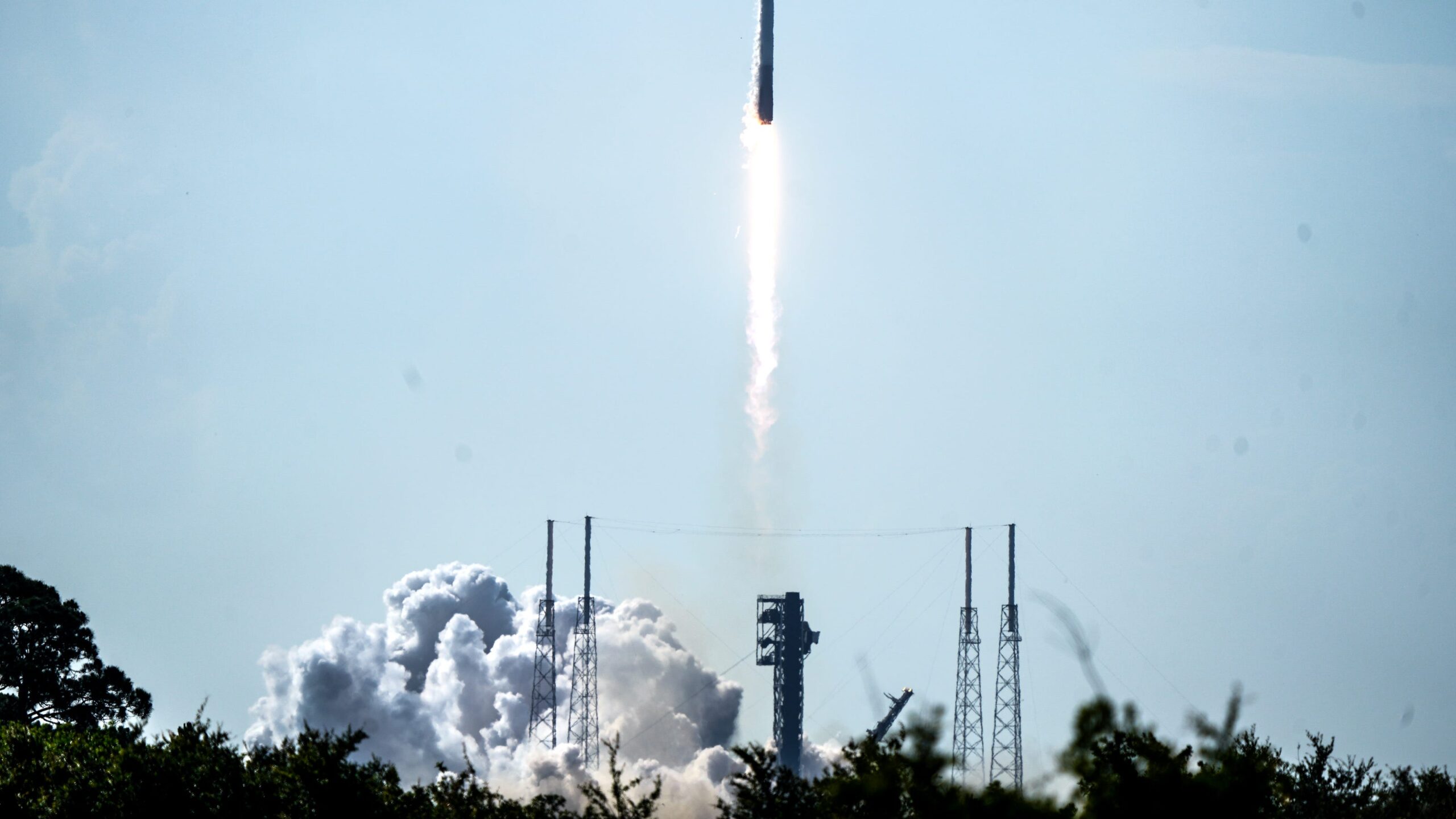 SpaceX Launches Starlink 12-24 Mission from Cape Canaveral in Florida