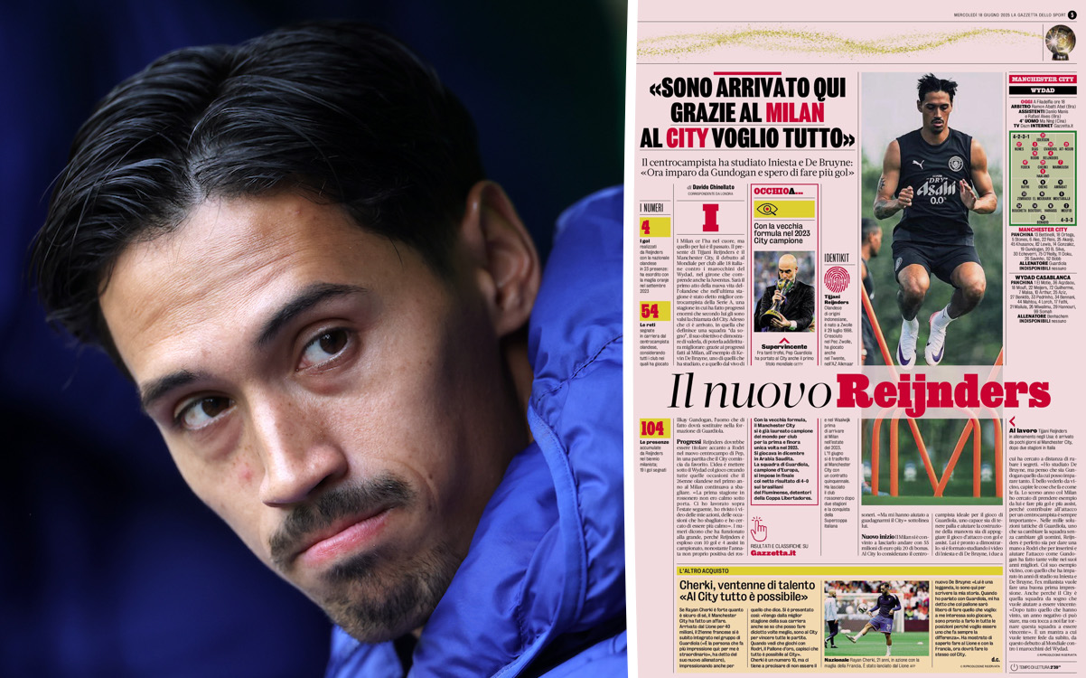 Reijnders Reflects on Milan Improvements: Key to Manchester City Move