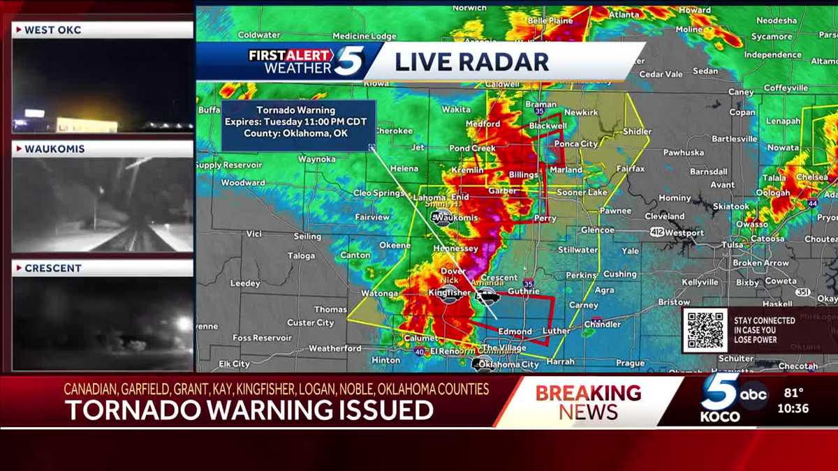 WATCH LIVE: Tracking Tornado-Warned Storms Moving Across Oklahoma | FYM News