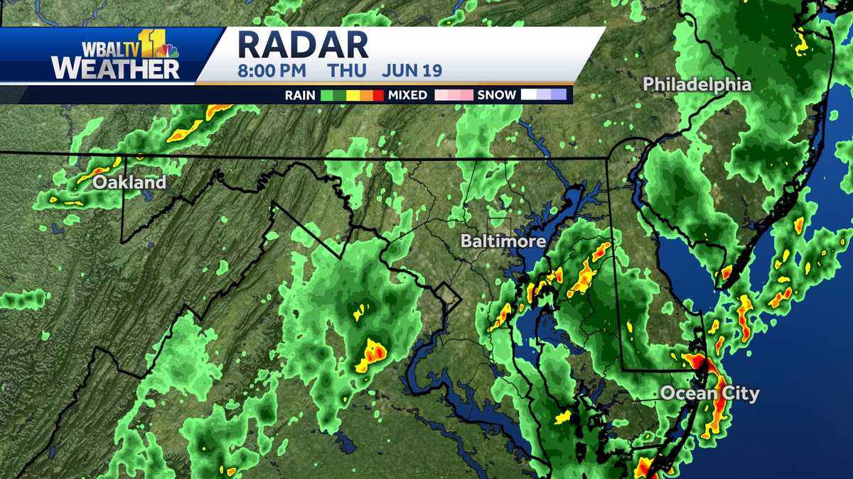 Weather Storms Tornadoes: Maryland Alert Day with Damaging Winds