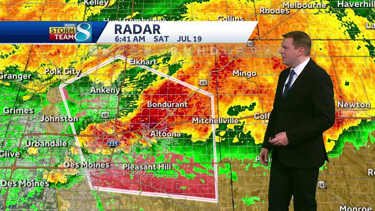 Des Moines Weather: Storms Saturday Morning for Much of Central Iowa