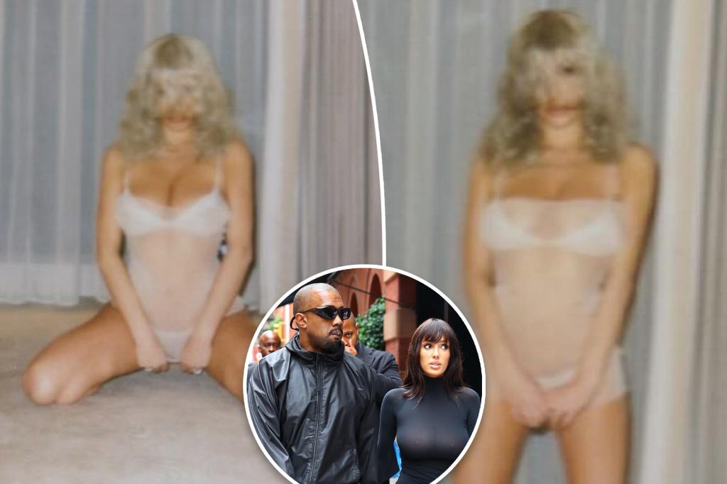Bianca Censori’s Blond Transformation: See-Through Dress Snapped by Kanye West