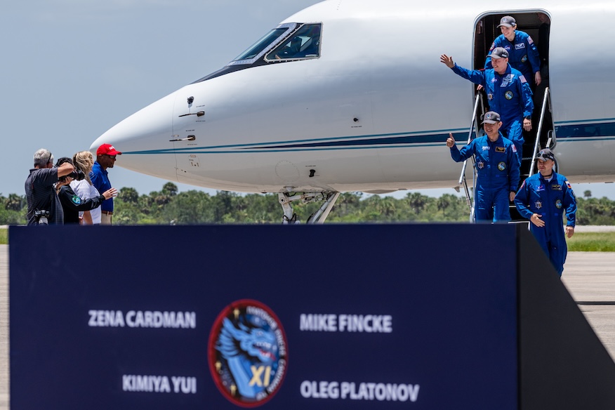 Crew-11 Astronauts Arrive in Florida: Preparing for Rocket Launch to Space Station
