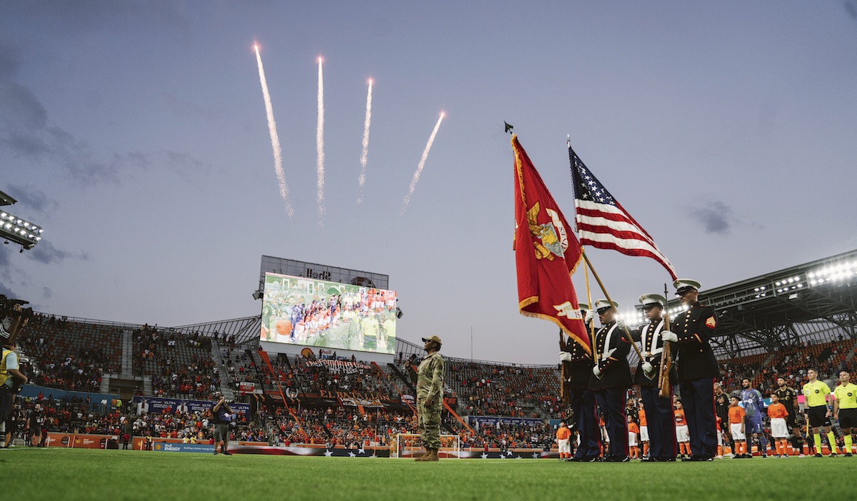 Houston Dynamo Military Appreciation Night: Galaxy Clash