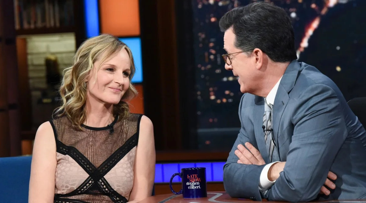 Helen Hunt’s Message to Stephen Colbert After ‘Late Show’ Cancellation