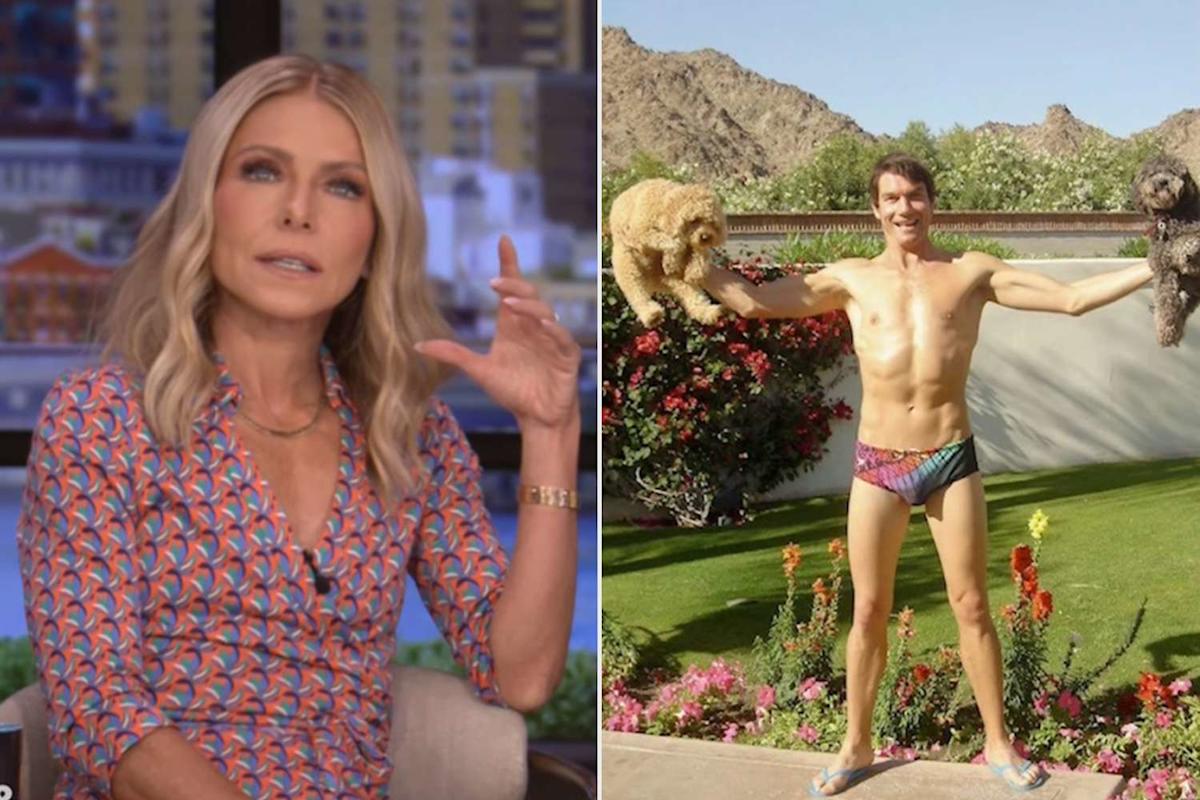 Jerry O’Connell Shows Off Shirtless Speedo Body to Kelly Ripa on Live