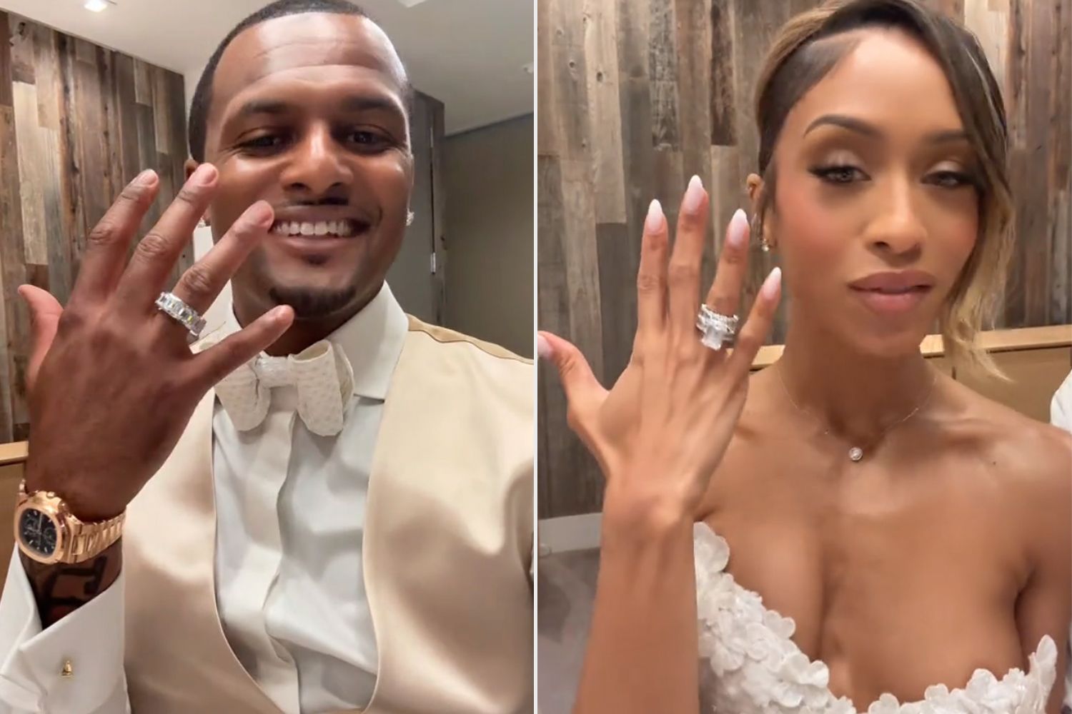 Deshaun Watson and Jilly Anais Confirm Marriage with Ring Reveal | FYM News