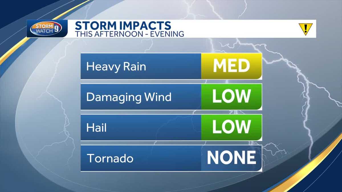WMUR Weather: Storms Moving Through NH This Afternoon
