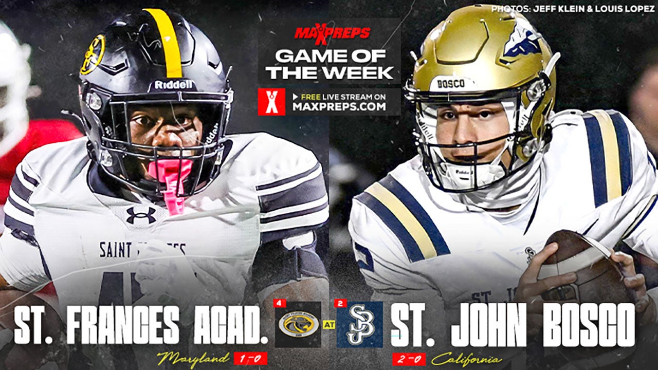 St John Bosco Football: MaxPreps Top 25 High School Football Scores