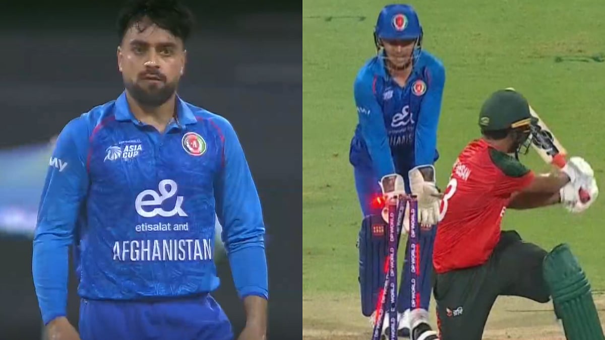 Rashid Khan’s Intense Stare-Down: Saif Hassan Dismissal Sparks Drama in BAN Vs AFG Asia Cup 2025 Clash