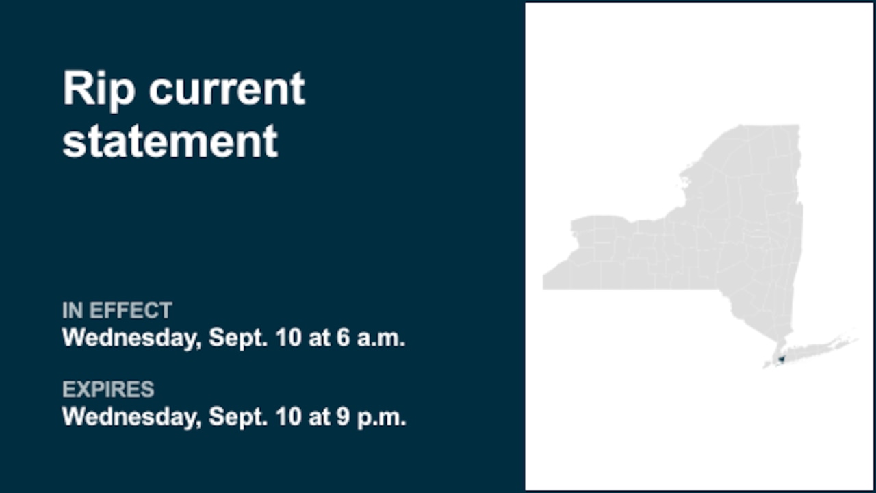 NYC Weather Update: Rip Current Statement Affecting Queens Until Wednesday Night