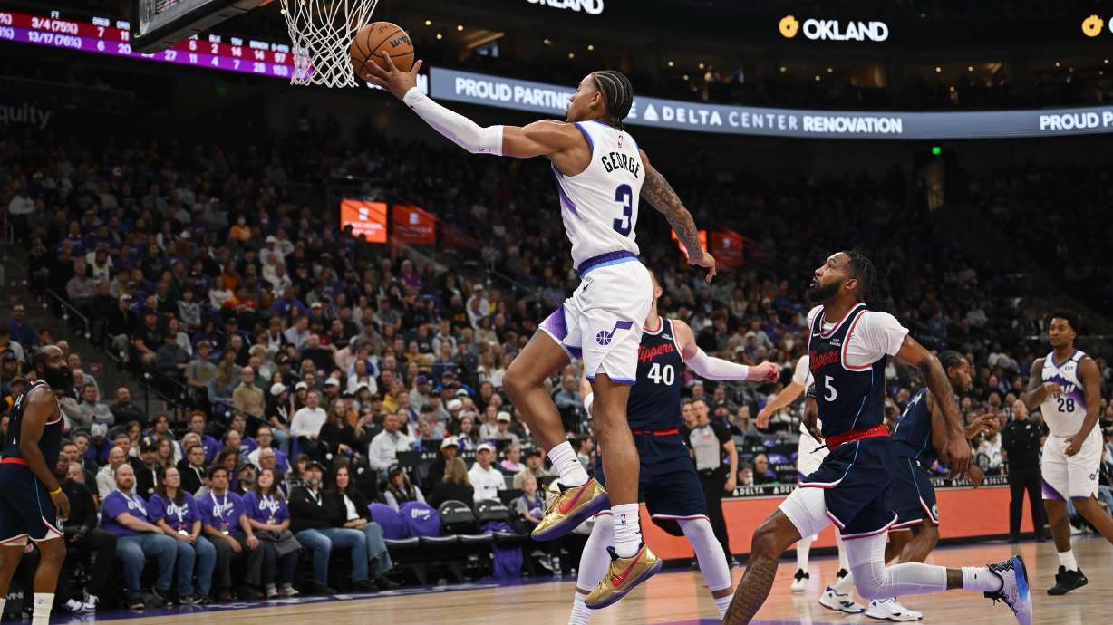 ‘Time to grow up’: Keyonte George Shines in Jazz Season-Opening Win