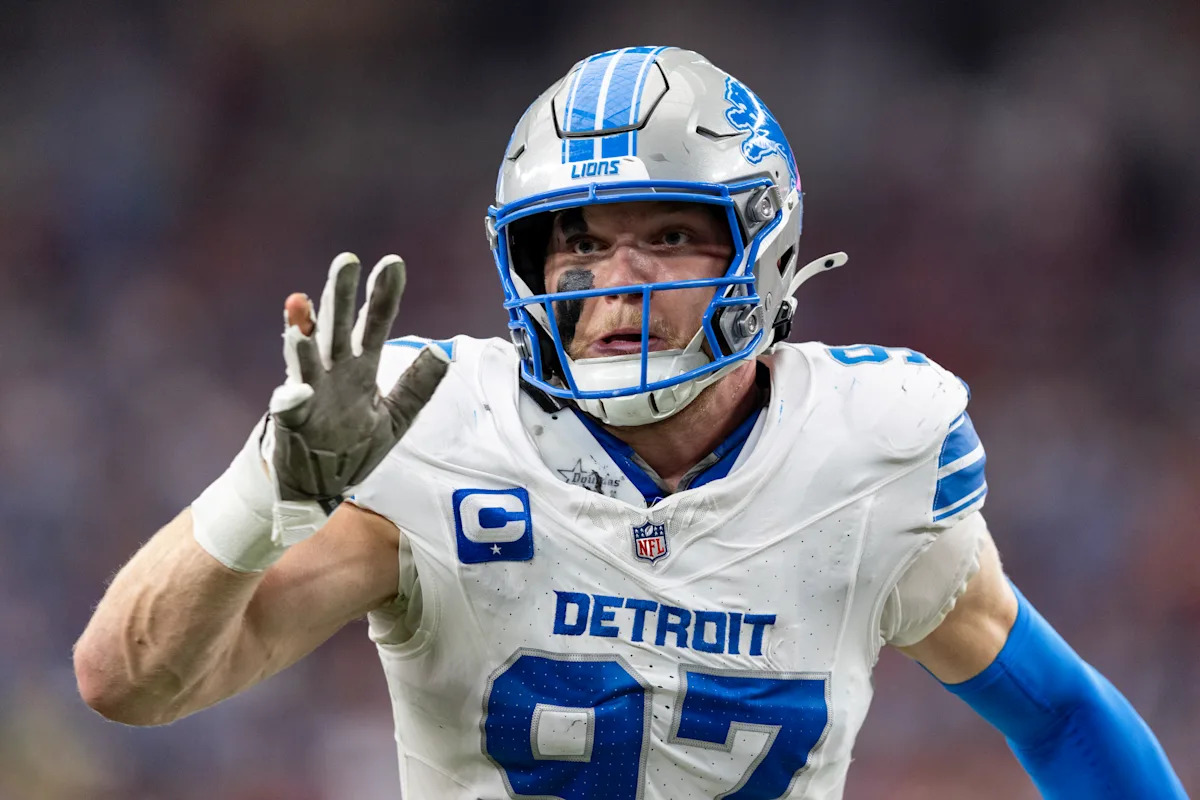 Lions, Aidan Hutchinson agree to 4-year, $180 million extension
