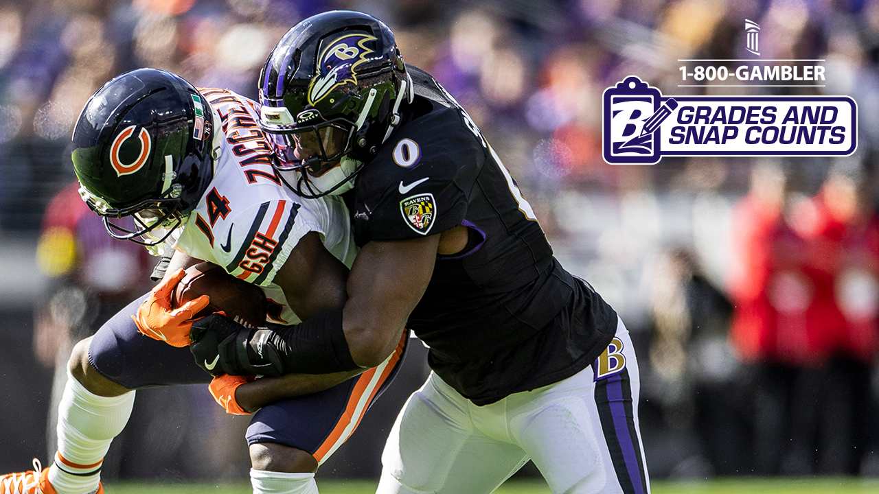 Roquan Smith Shines in Return Against Bears: Grades & Snap Counts