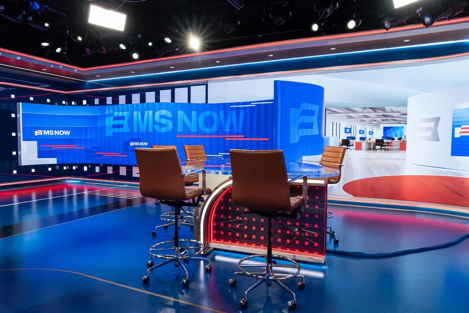 MS NOW Previews Times Square Studio Ahead of NBC Split | FYM News