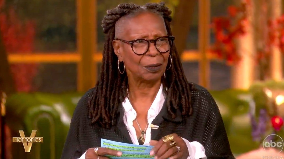 ‘The View’: Whoopi Frustrated by Trump Joke Clarification